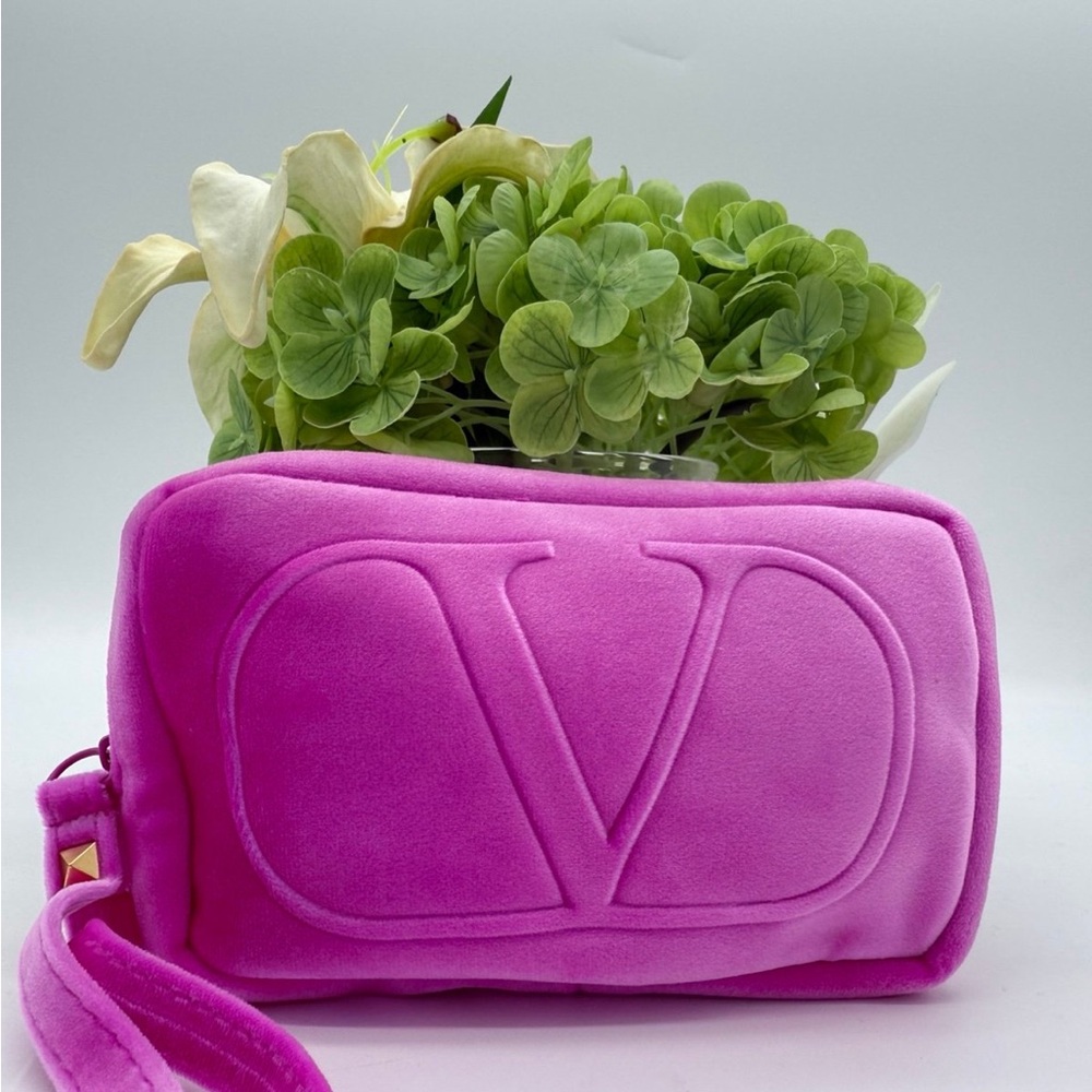 Valentino Pink Cosmetic Bag